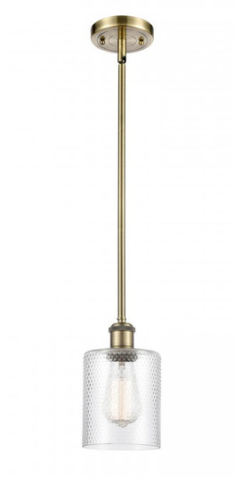 Cobbleskill - 1 Light - 5 inch - Antique Brass - Mini Pendant (3442|516-1S-AB-G112-LED)