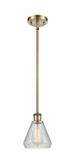 Conesus - 1 Light - 6 inch - Antique Brass - Mini Pendant (3442|516-1S-AB-G275)