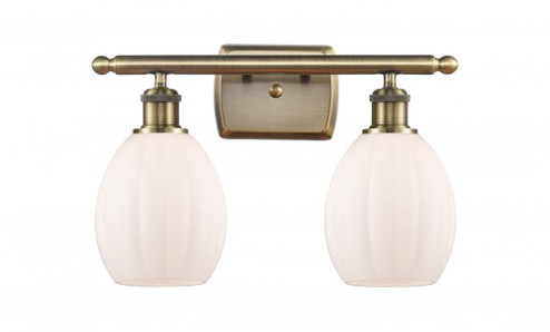 Eaton - 2 Light - 16 inch - Antique Brass - Bath Vanity Light (3442|516-2W-AB-G81-LED)