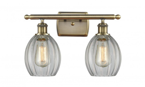 Eaton - 2 Light - 16 inch - Antique Brass - Bath Vanity Light (3442|516-2W-AB-G82-LED)
