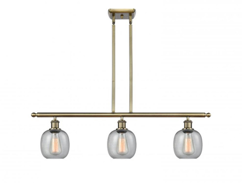 Belfast - 3 Light - 36 inch - Antique Brass - Stem hung - Island Light (3442|516-3I-AB-G104)