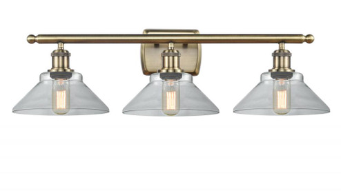 Orwell - 3 Light - 28 inch - Antique Brass - Bath Vanity Light (3442|516-3W-AB-G132)