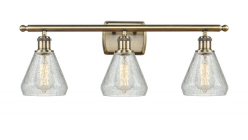 Conesus - 3 Light - 26 inch - Antique Brass - Bath Vanity Light (3442|516-3W-AB-G275)