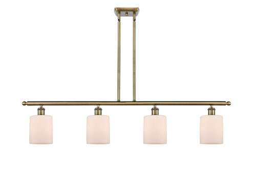 Cobbleskill - 4 Light - 48 inch - Antique Brass - Stem hung - Island Light (3442|516-4I-AB-G111-LED)