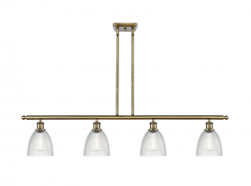 Castile - 4 Light - 48 inch - Antique Brass - Cord hung - Island Light (3442|516-4I-AB-G382)