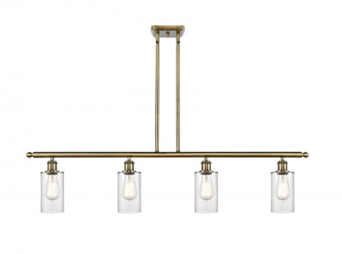 Clymer - 4 Light - 48 inch - Antique Brass - Stem hung - Island Light (3442|516-4I-AB-G802-LED)