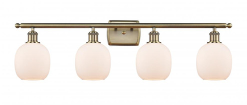 Belfast - 4 Light - 36 inch - Antique Brass - Bath Vanity Light (3442|516-4W-AB-G101)