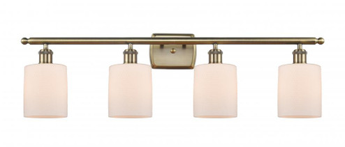 Cobbleskill - 4 Light - 35 inch - Antique Brass - Bath Vanity Light (3442|516-4W-AB-G111-LED)