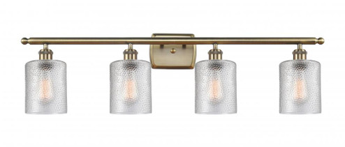 Cobbleskill - 4 Light - 35 inch - Antique Brass - Bath Vanity Light (3442|516-4W-AB-G112)