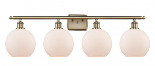 Athens - 4 Light - 38 inch - Antique Brass - Bath Vanity Light (3442|516-4W-AB-G121)