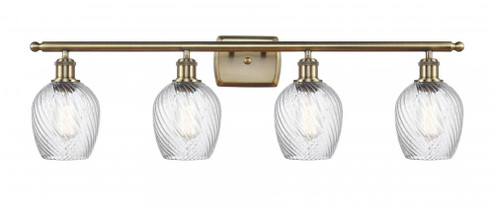 Salina - 4 Light - 36 inch - Antique Brass - Bath Vanity Light (3442|516-4W-AB-G292-LED)