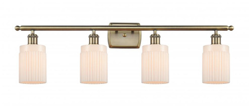 Hadley - 4 Light - 35 inch - Antique Brass - Bath Vanity Light (3442|516-4W-AB-G341-LED)
