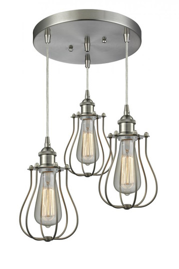 Barrington 3 Light Multi-Pendant (3442|211/3-SN-CE513-SN-LED)