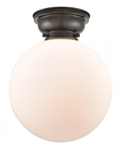 Beacon - 1 Light - 12 inch - Oil Rubbed Bronze - Flush Mount (3442|623-1F-OB-G201-12)