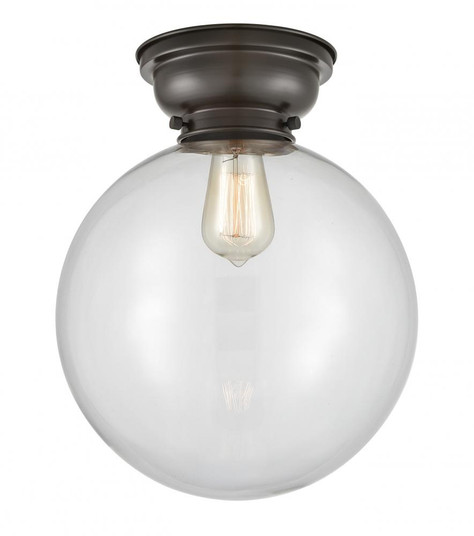Beacon - 1 Light - 12 inch - Oil Rubbed Bronze - Flush Mount (3442|623-1F-OB-G202-12-LED)