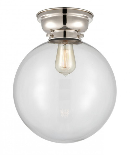 Beacon - 1 Light - 12 inch - Polished Nickel - Flush Mount (3442|623-1F-PN-G202-12)