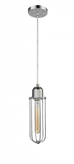 Muselet - 1 Light - 5 inch - Polished Chrome - Cord hung - Mini Pendant (3442|900-1P-PC-CE225-PC-LED)