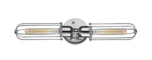 Muselet - 2 Light - 22 inch - Polished Chrome - Bath Vanity Light (3442|900-2W-PC-CE225-PC-LED)