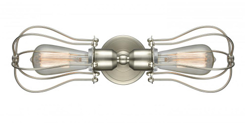 Muselet - 2 Light - 19 inch - Brushed Satin Nickel - Bath Vanity Light (3442|900-2W-SN-CE513-SN-LED)