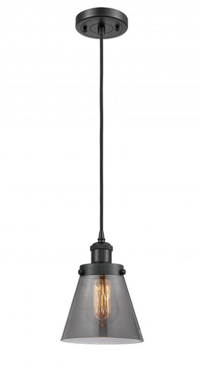Cone - 1 Light - 6 inch - Matte Black - Cord hung - Mini Pendant (3442|916-1P-BK-G63-LED)