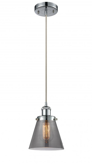 Cone - 1 Light - 6 inch - Polished Chrome - Cord hung - Mini Pendant (3442|916-1P-PC-G63)
