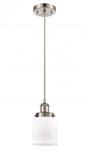 Bell - 1 Light - 5 inch - Brushed Satin Nickel - Cord hung - Mini Pendant (3442|916-1P-SN-G51-LED)