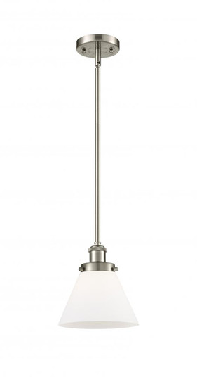 Cone - 1 Light - 8 inch - Brushed Satin Nickel - Mini Pendant (3442|916-1S-SN-G41)
