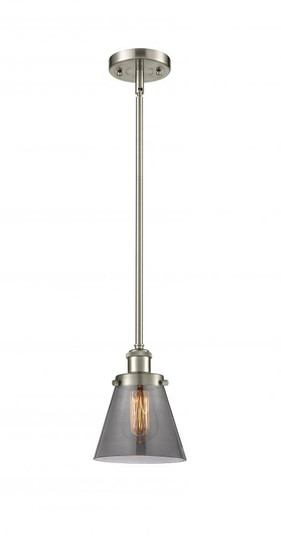 Cone - 1 Light - 6 inch - Brushed Satin Nickel - Mini Pendant (3442|916-1S-SN-G63)