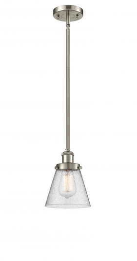 Cone - 1 Light - 6 inch - Brushed Satin Nickel - Mini Pendant (3442|916-1S-SN-G64-LED)