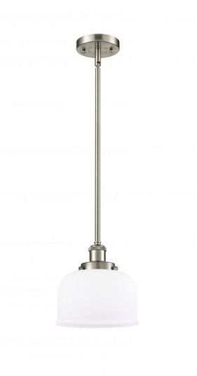Bell - 1 Light - 8 inch - Brushed Satin Nickel - Mini Pendant (3442|916-1S-SN-G71-LED)