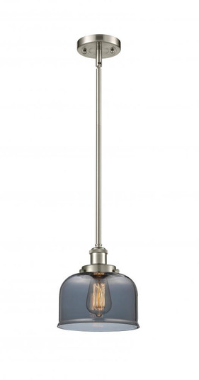 Bell - 1 Light - 8 inch - Brushed Satin Nickel - Mini Pendant (3442|916-1S-SN-G73)