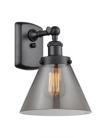 Cone - 1 Light - 8 inch - Matte Black - Sconce (3442|916-1W-BK-G43-LED)