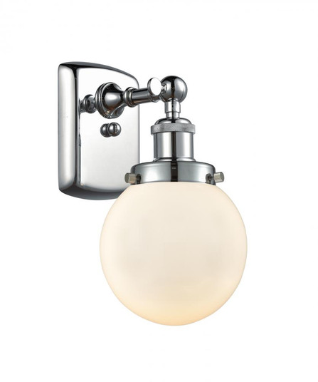 Beacon - 1 Light - 6 inch - Polished Chrome - Sconce (3442|916-1W-PC-G201-6-LED)
