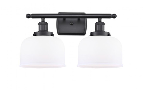 Bell - 2 Light - 18 inch - Matte Black - Bath Vanity Light (3442|916-2W-BK-G71)