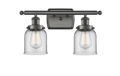 Bell - 2 Light - 16 inch - Oil Rubbed Bronze - Bath Vanity Light (3442|916-2W-OB-G52)