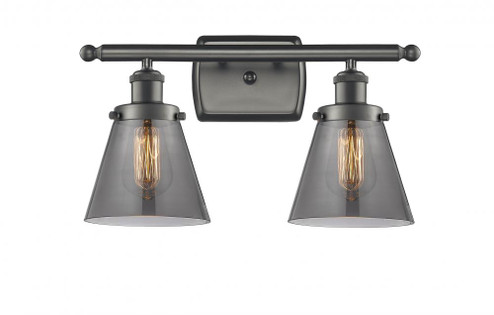 Cone - 2 Light - 16 inch - Oil Rubbed Bronze - Bath Vanity Light (3442|916-2W-OB-G63)
