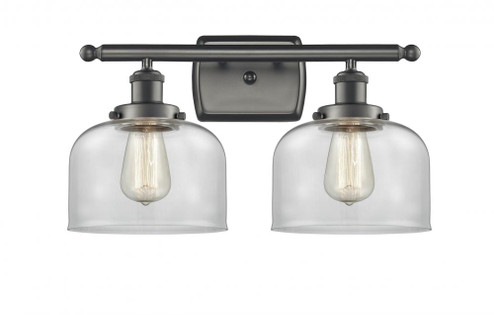Bell - 2 Light - 18 inch - Oil Rubbed Bronze - Bath Vanity Light (3442|916-2W-OB-G72)