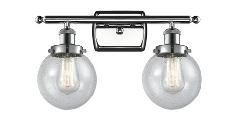 Beacon - 2 Light - 16 inch - Polished Chrome - Bath Vanity Light (3442|916-2W-PC-G204-6)