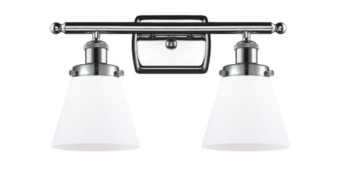 Cone - 2 Light - 16 inch - Polished Chrome - Bath Vanity Light (3442|916-2W-PC-G61)