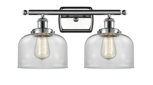 Bell - 2 Light - 18 inch - Polished Chrome - Bath Vanity Light (3442|916-2W-PC-G72)