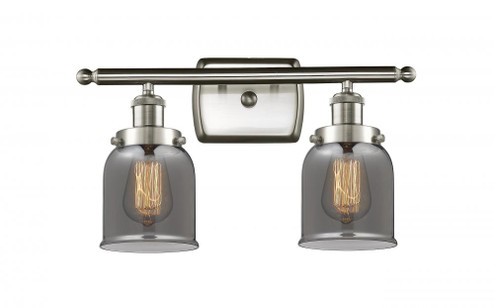 Bell - 2 Light - 16 inch - Brushed Satin Nickel - Bath Vanity Light (3442|916-2W-SN-G53)