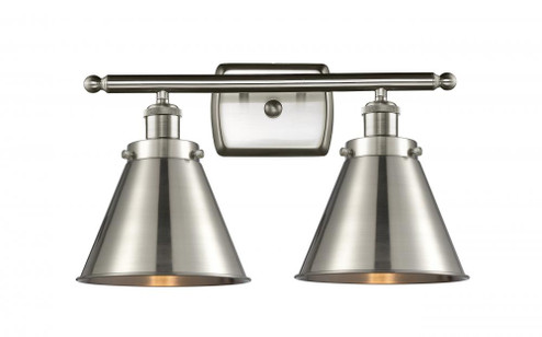 Appalachian - 2 Light - 16 inch - Brushed Satin Nickel - Bath Vanity Light (3442|916-2W-SN-M13-SN)