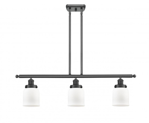 Bell - 3 Light - 36 inch - Matte Black - Stem Hung - Island Light (3442|916-3I-BK-G51)