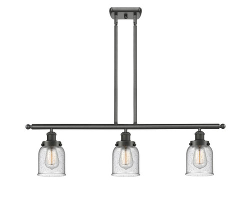 Bell - 3 Light - 36 inch - Oil Rubbed Bronze - Stem Hung - Island Light (3442|916-3I-OB-G54)