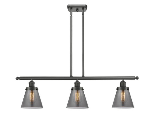 Cone - 3 Light - 36 inch - Oil Rubbed Bronze - Stem Hung - Island Light (3442|916-3I-OB-G63)