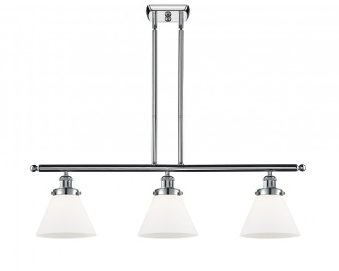 Cone - 3 Light - 36 inch - Polished Chrome - Stem Hung - Island Light (3442|916-3I-PC-G41)