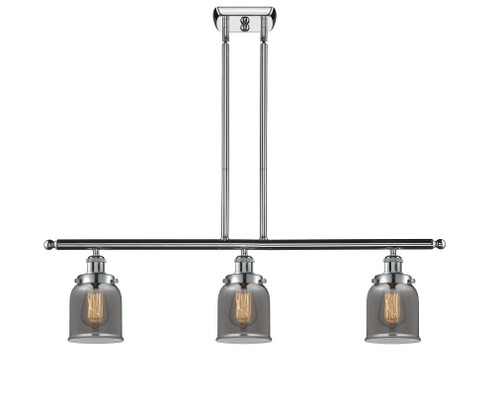 Bell - 3 Light - 36 inch - Polished Chrome - Stem Hung - Island Light (3442|916-3I-PC-G53)