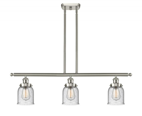 Bell - 3 Light - 36 inch - Brushed Satin Nickel - Stem Hung - Island Light (3442|916-3I-SN-G54)