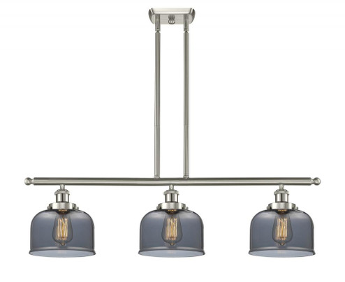 Bell - 3 Light - 36 inch - Brushed Satin Nickel - Stem Hung - Island Light (3442|916-3I-SN-G73)