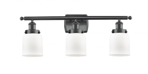 Bell - 3 Light - 26 inch - Matte Black - Bath Vanity Light (3442|916-3W-BK-G51)